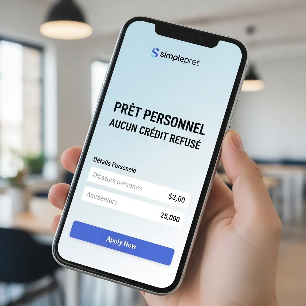 prêt personnel aucun crédit refusé